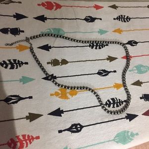 long faux navajo pearl necklace